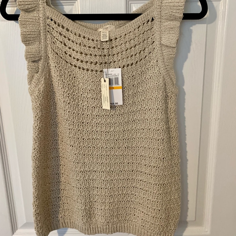NWT Sweater Tank